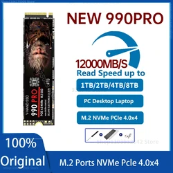 내장형 솔리드 스테이트 드라이브 HDD 하드 디스크, PS5 데스크탑 PC 노트북용 SSD M2 Nvme M.2 2280 PCIe 4.0X4 990 PRO 4TB 2TB 1TB, 8TB, 신제품