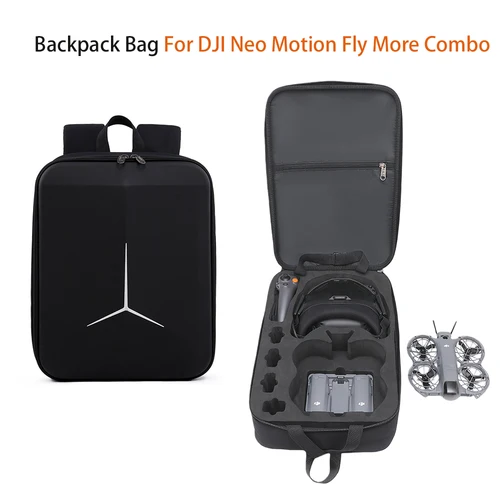 Mochila para DJI Neo 2 Motion Fly More Combo mochila dura al aire libre Estuche de transporte para DJI Neo 2 Drones Accesorios