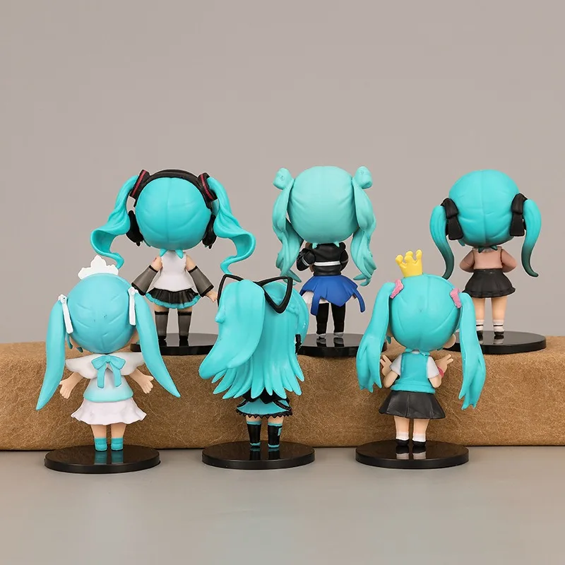 Nieuwe Hatsune Miku Q Versie Serie Cinnamoroll Piapro Eerste generatie Blind Box kid Speelgoed Collectie Verjaardagscadeau