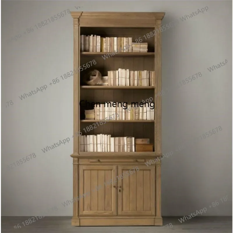 Retro and old four doors, storage, display, decorative cabinets, all solid wood jewelry cabinets.