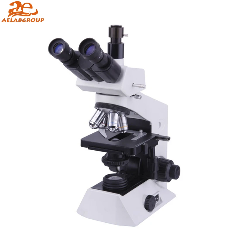 AELAB LED Light Illumination Biological Microscope LCD Biological Binocular Trinocular Olympus Microscopes