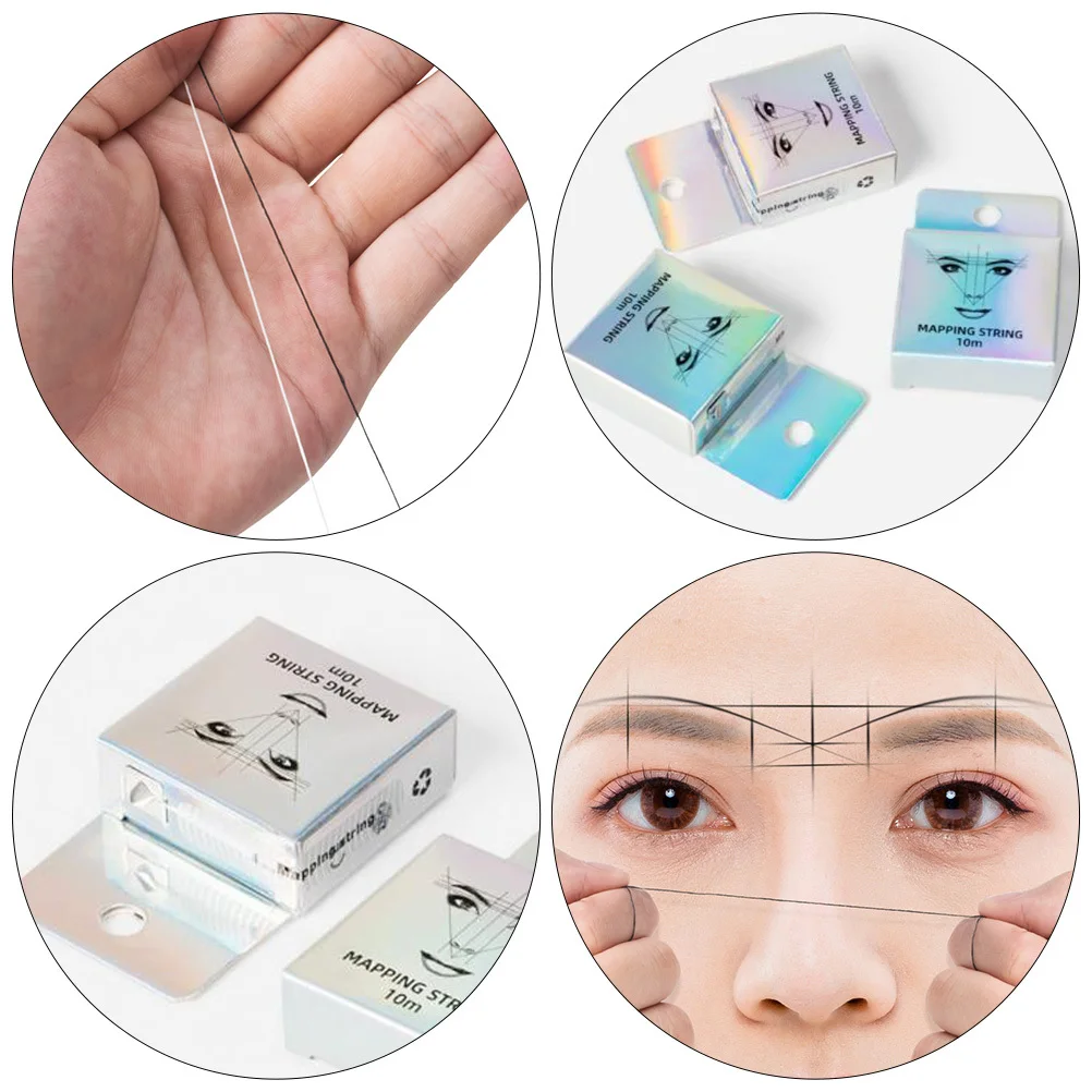 

2Pcs Eyebrow Mapping Wire Ruler Precise Eyebrow Locating Tool for Natural Looking Brows Multi-Functional Makeup Tool for All