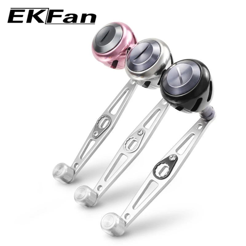 EKFan 110MM Aluminiumlegierung Baitcasting-Angelrollen-Griff für A/D/S 7*4/8*5mm Loch Links/Rechts Universalgriff DIY-Teil – Detail 3