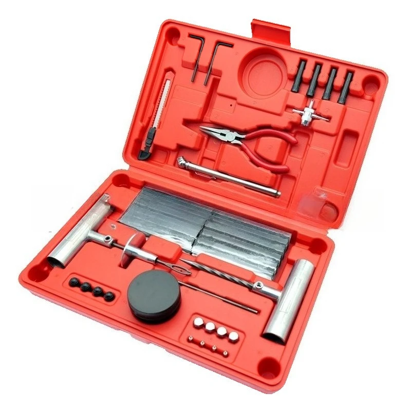 For Red 60-piece Set 69-piece Set 86-piece  Car Tire Repair Tool  Emergency Box 2