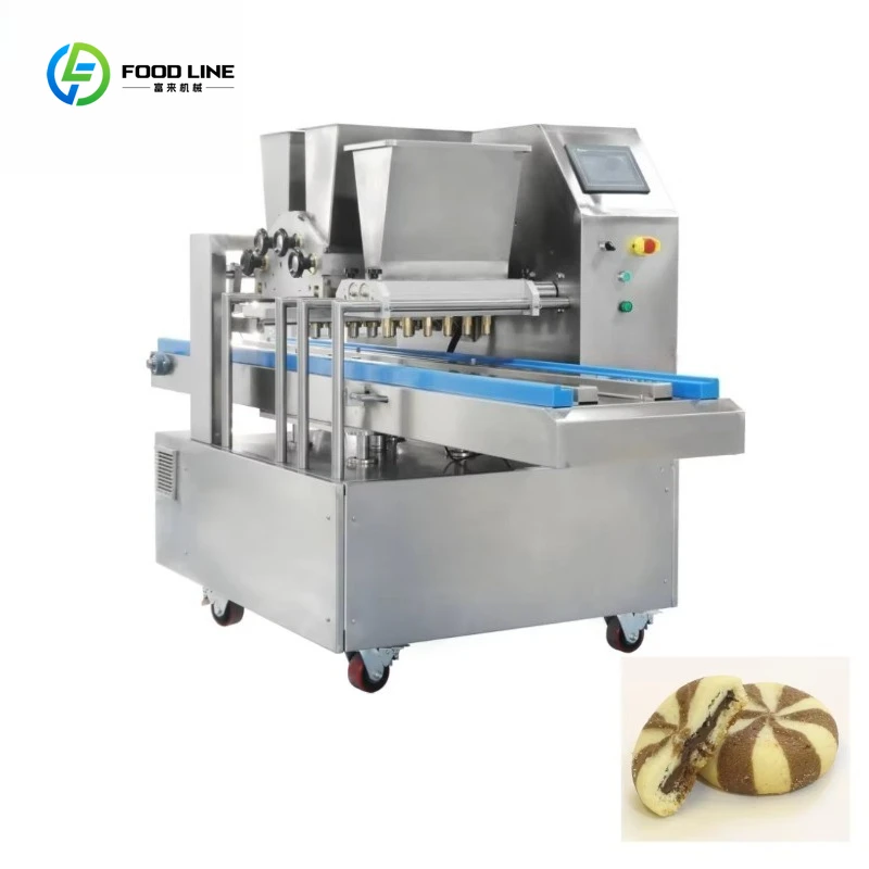 Extrusion and Wire Cut Cookie Machine 50 to 120kg Per Hour for Precise Shapes Commercial Bakeries Easy Mold Change System