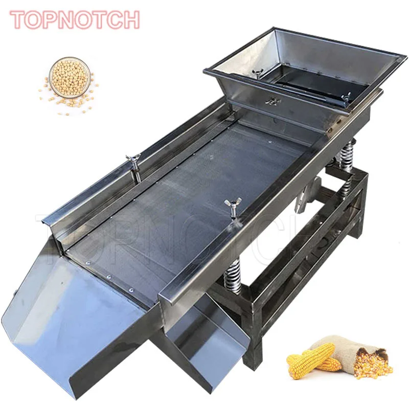 Vibrating Screen Small Industrial Stainless Linear Electromechanical Dynamic Vibration Sieve Sand Sieve Powder Sieve Machine