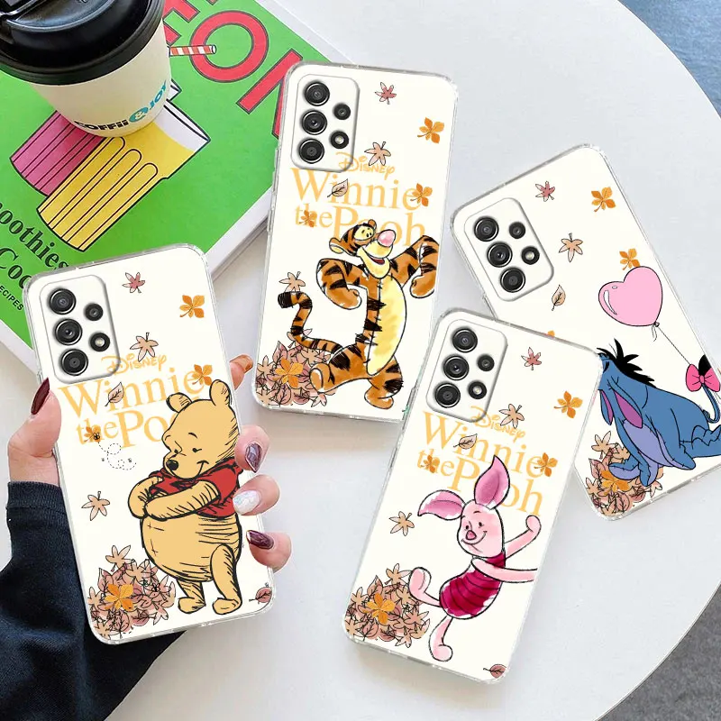 

Clear Case For Samsung Galaxy A57 A37 A56 5G A36 Cases A55 A54 A35 A26 A07 A17 A16 A06 A34 A15 Soft Cover Disney Winnie The Pooh
