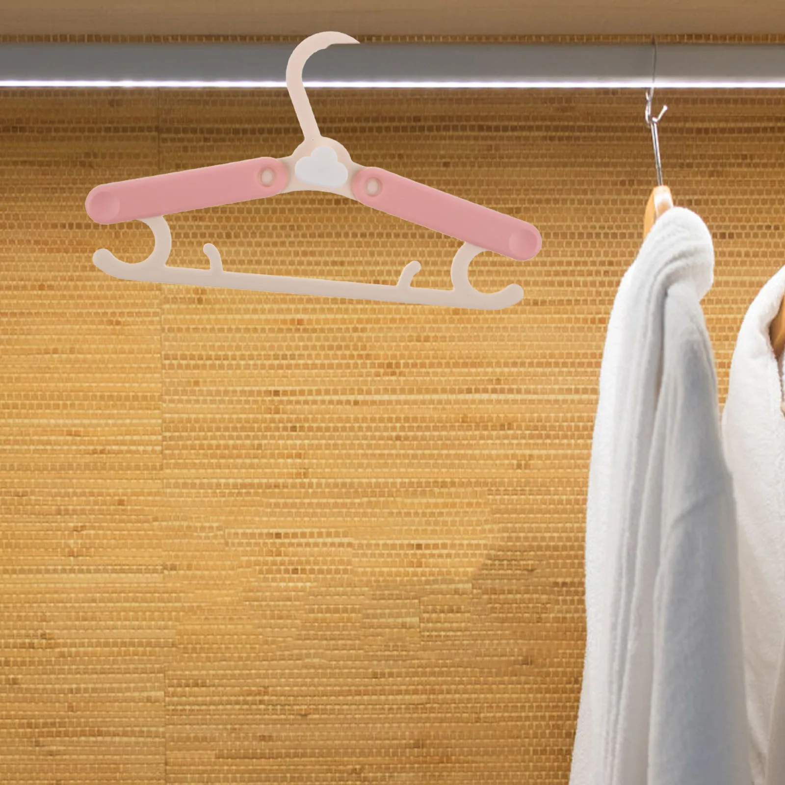 

5Pcs Telescopic Hangers Adjustable Heavy Duty Hangers for Clothes Nursery Closet Organizer Telescopic Hanger