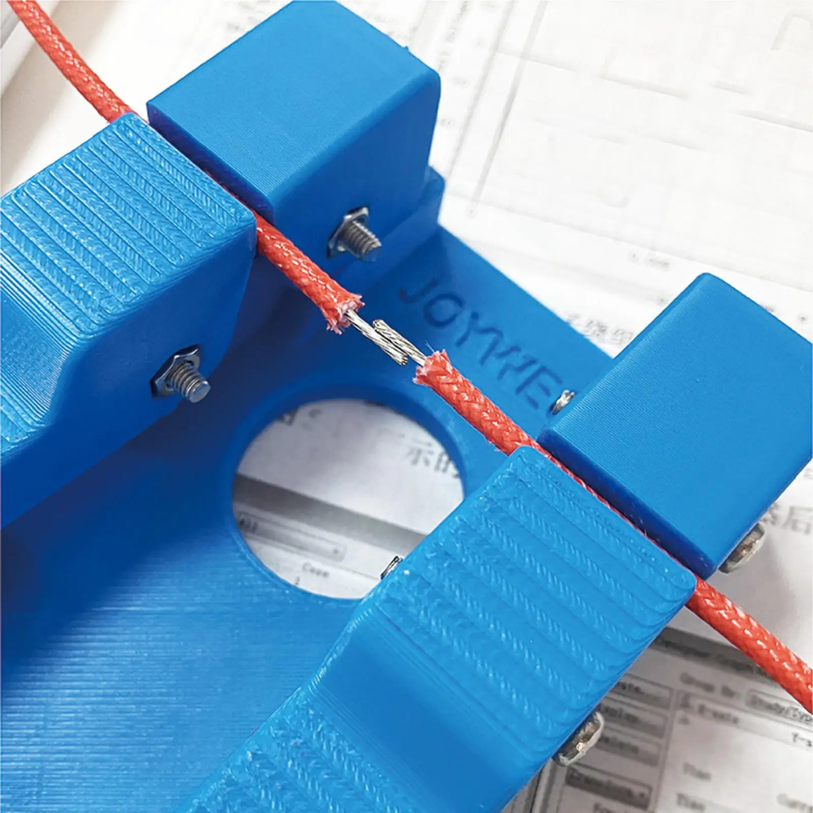 

Welding Wire Holder Blue Plastic Adjustable Clamp Station for Metal Welding Tooling and Electronic Maintenance