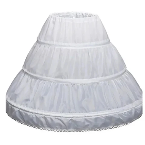 

New 3 Hoop Crinoline Black White Long Wedding Petticoat Ball Gown Dress Underskirt Skirt Half Slips Wedding Accessories