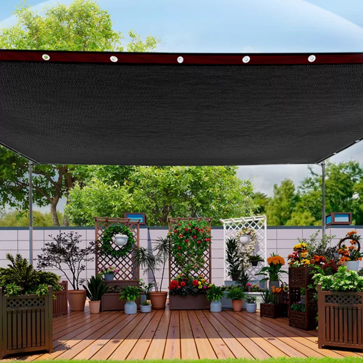 Black Customizable Breathable Thickened And Densified Sunshade Net Sunscreen Net Outdoor Plant Heat Insulation