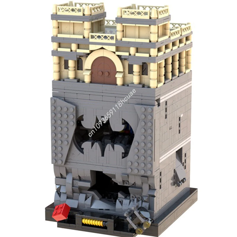 

1603pcs MOC Micro Batcave Super Heroes Unlimited Creativity DIY Building Blocks Perfect for Custom Builders Christmas Gift