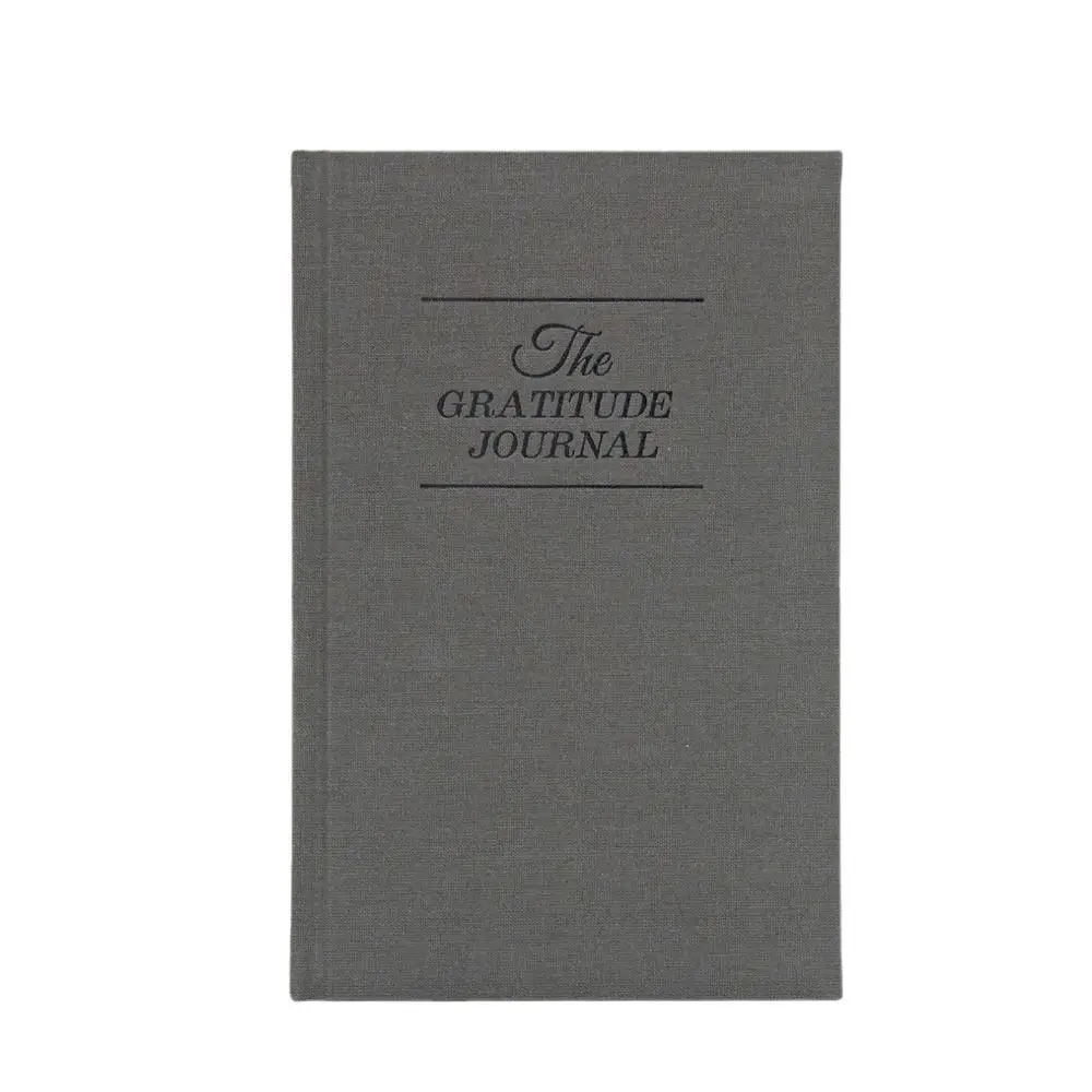 English Gratitude Diary Journal Notebook Self-discipline Punching Schedule Planner Reflection & Manifestation Record Stationery