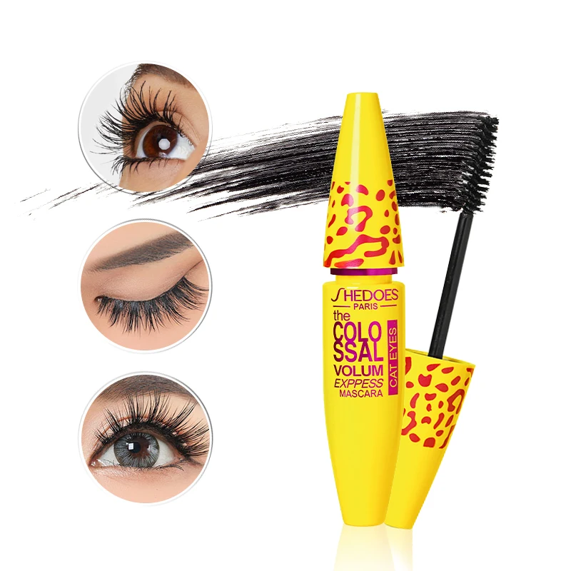 SHEDOES 1PCS-5D mascara épais, long, bouclé, naturellement imperméable, facile à démaquiller