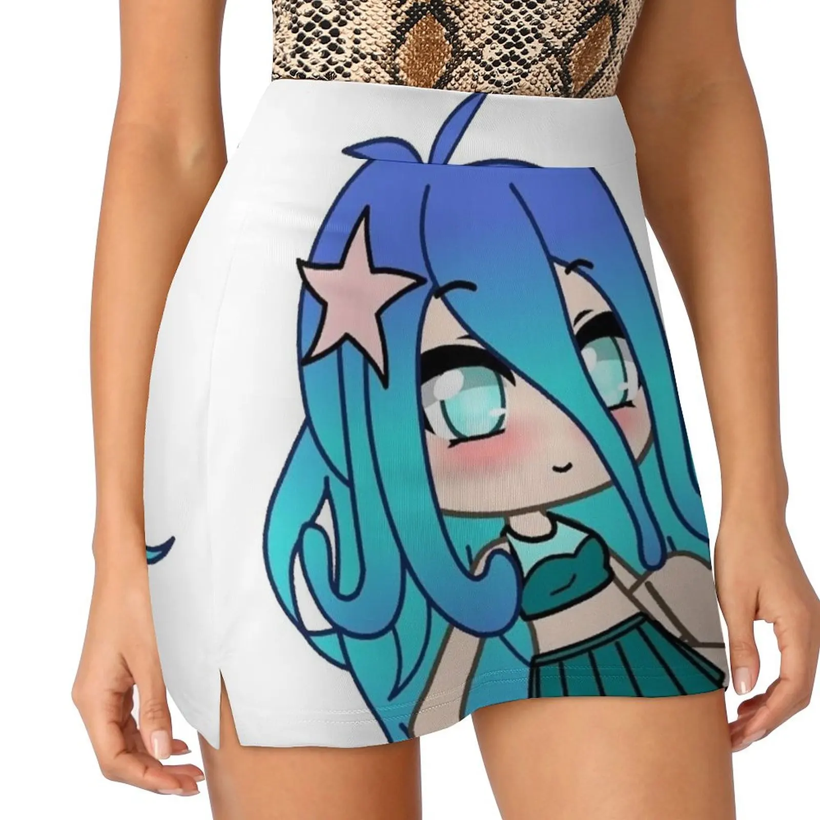 Gacha Life Design - Cute Girls Gacha Life Cute Boys Gacha Life Series-GLMM, Mini Skirt Women's skirt fairy core