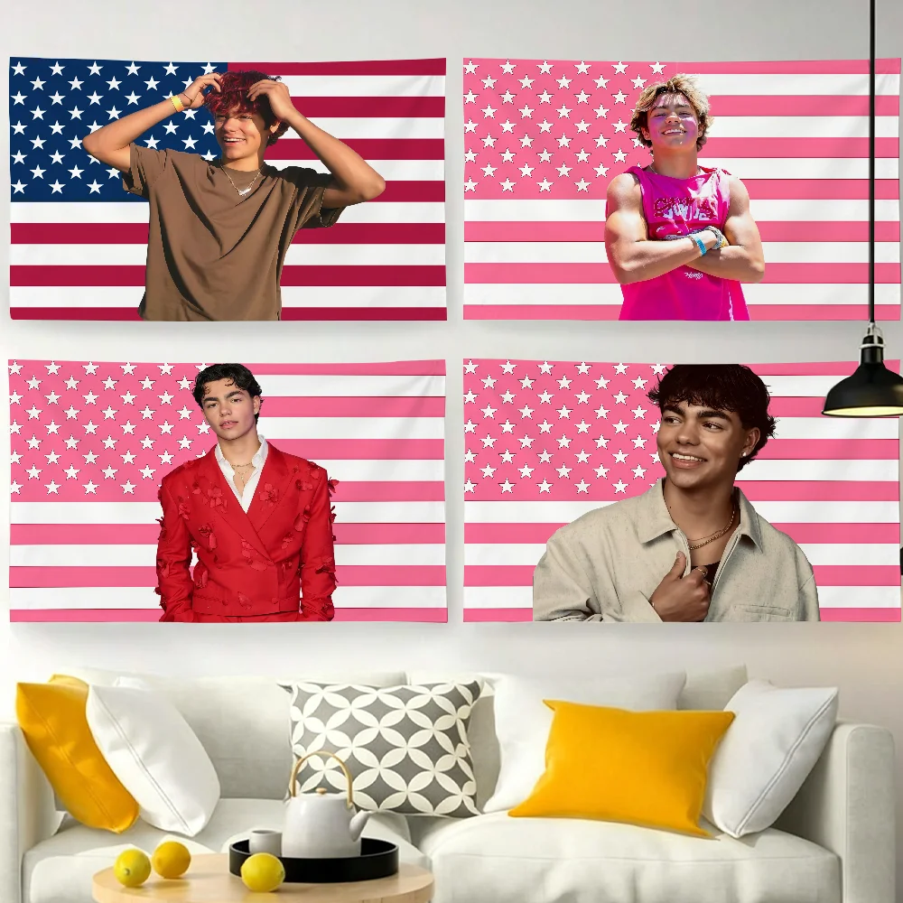 Actor M-Malachi Barton-S flag For Garden Party Living Room Home Wall Decor Banner Bedroom Outdoor Tapestry