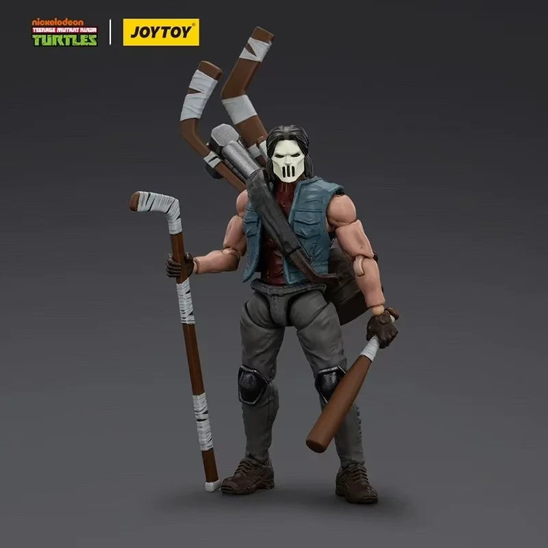 JOYTOY 1/18 figuras de acción TMNT Tortugas Ninja Casey Jones figuras de Anime juguetes modelo