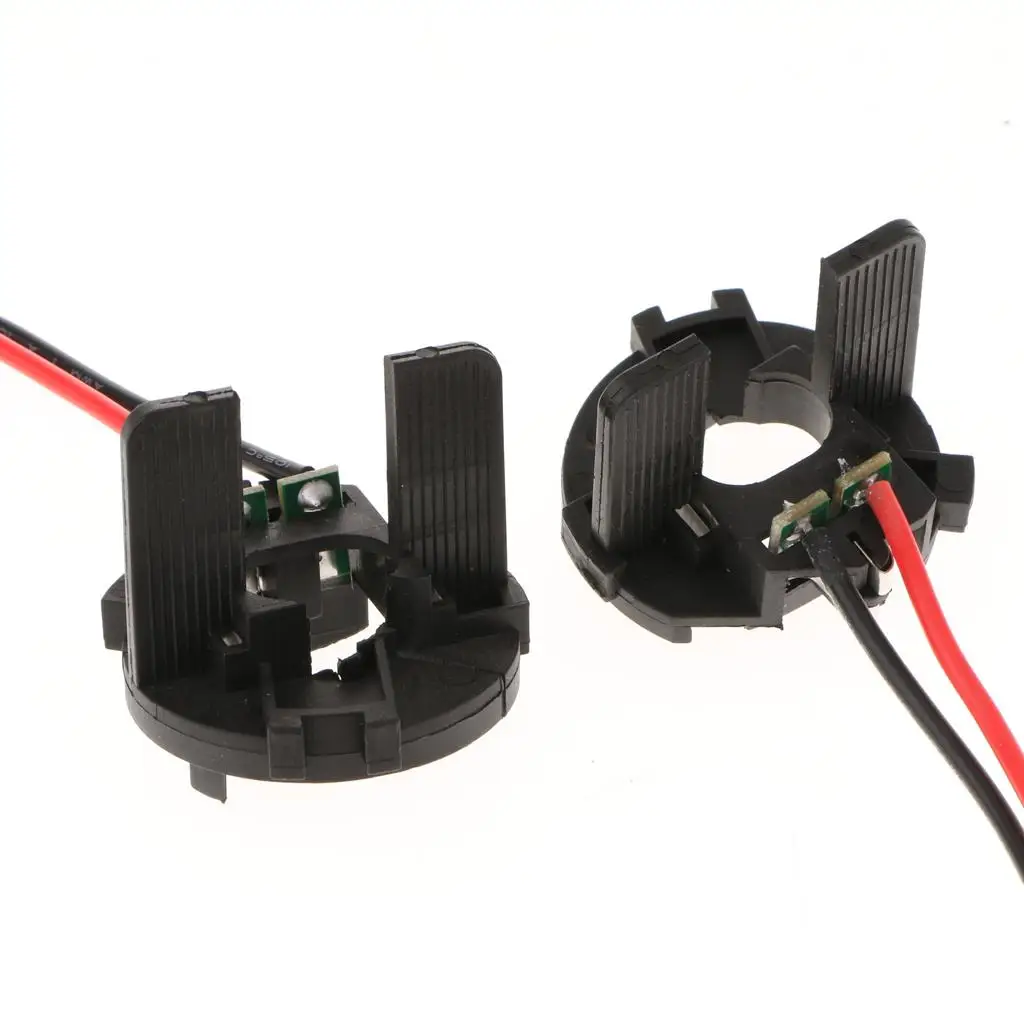 

Pair H7 HID Headlight Bulb Holder Retainer Clip for VW Golf MK6 MK7