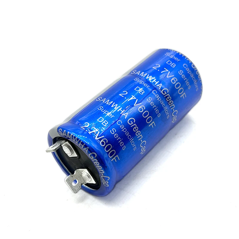 1Pcs SAMWHA Green-Cap 2.7V600F Super Farad Capacitor Used to Automobile Rectifier Module 16V100F Supercapacitor Large Capacity