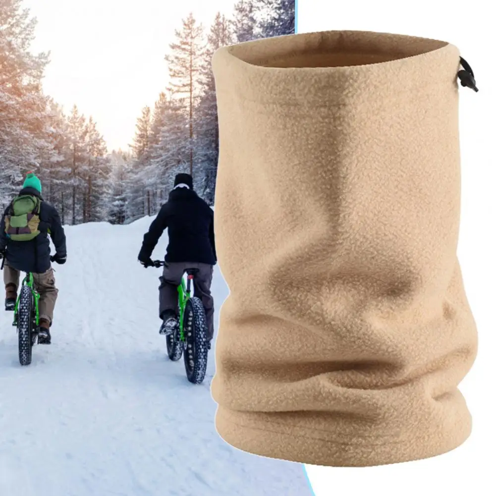 Pescoço gaiter delicado forro de lã multifuncional motocicleta ciclismo pescoço gaiter para esportes