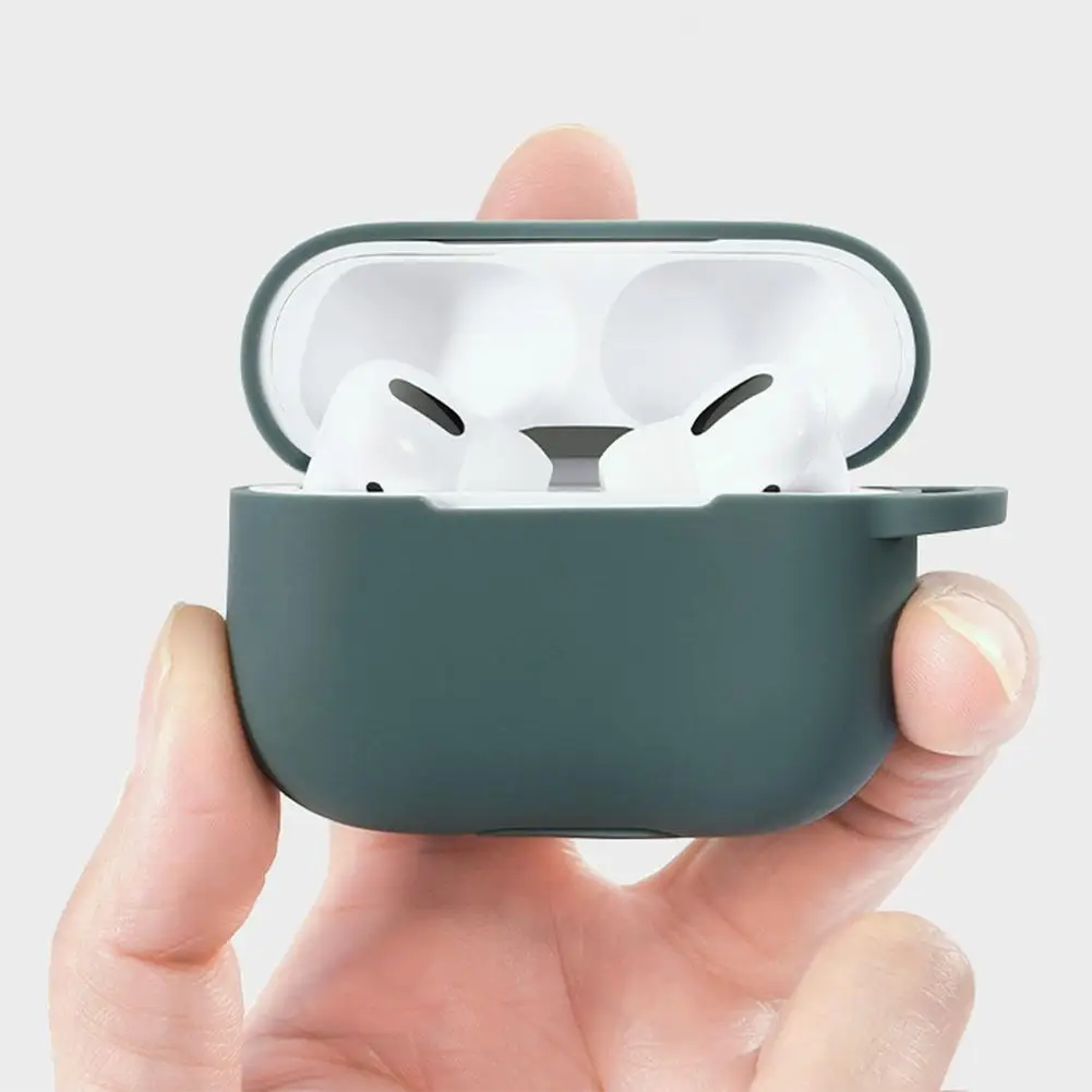 สําหรับ Apple Airpods 4 กันกระแทกหูฟังเคสซิลิโคนพร้อมพวงกุญแจหูฟังบลูทูธอุปกรณ์เสริม