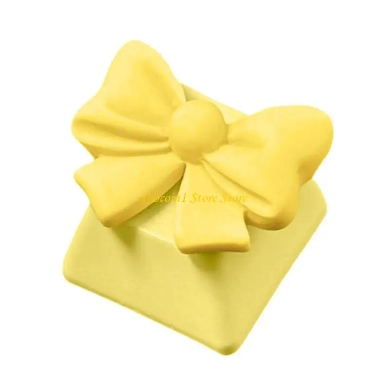 A3PC Bowknot Original 3D Sculpted Keycap Resins ESC Keycap for Crosses Axises Keyboards Customization Lovers