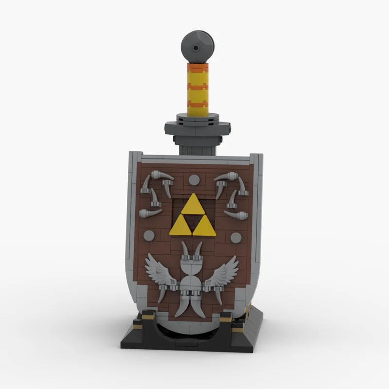 

Новый MOC аниме ролевые игры Kingdom Tears Master Sword and Shield DIY креативные развивающие детские строительные блоки подарок