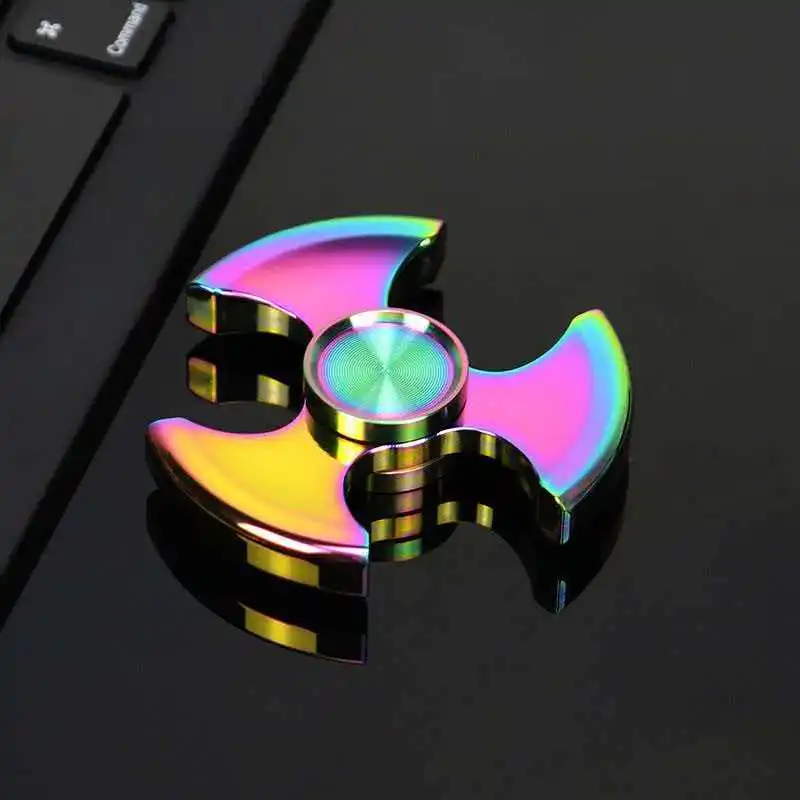 Fidget Spinner Stainless Steel EDC ADHD Anxiety Stress Reliever Toys Cool Stuff Gadgets Exquisite Gifts For Adults Teens Boys