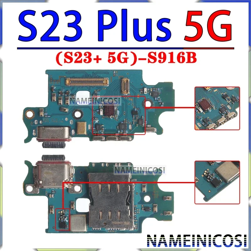 Usb Dock Charger Port for Samsung Galaxy S22 S23 Plus Ultra S901 S906 S908 S911 S916 S918 0 B U N Charging Board Module