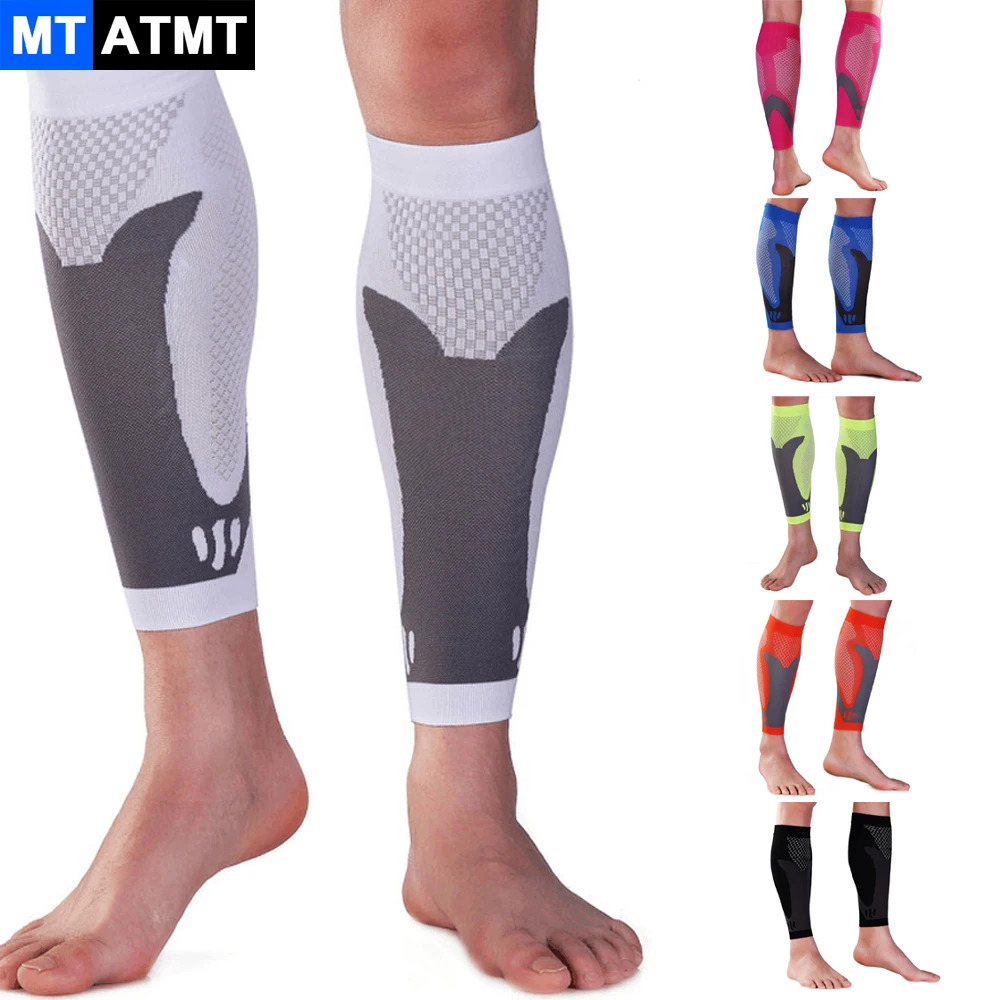 

MTATMT 1Pair Calf Compression Sleeve for Women and Men Leg Brace for Running, Cycling, Shin Splint Support for Working out