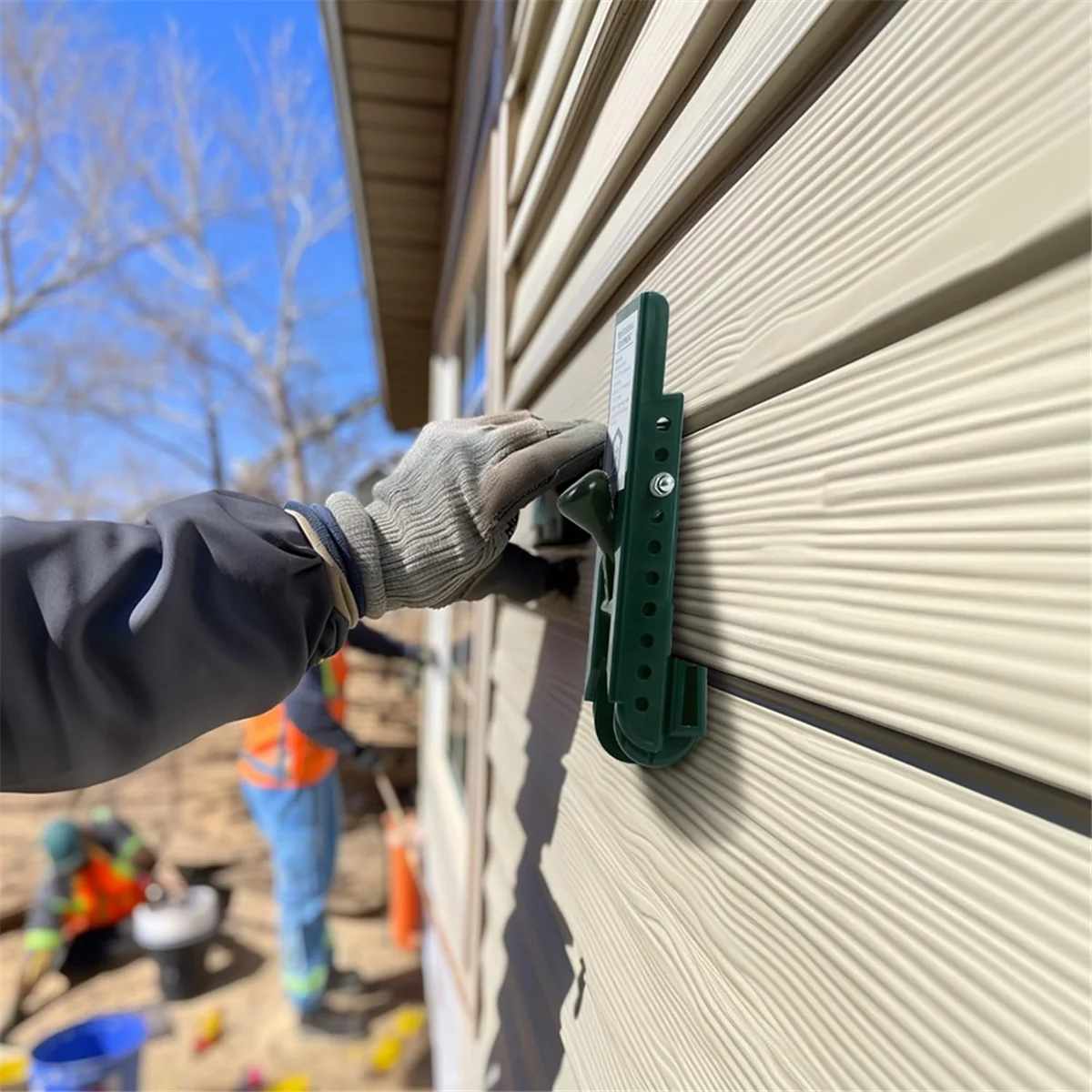 

A47ZZ Siding Installation Tools,Siding Mounting Kit for Use 5/16Inch Fiber Cement Siding,Lap Siding Gauge,Siding Tools