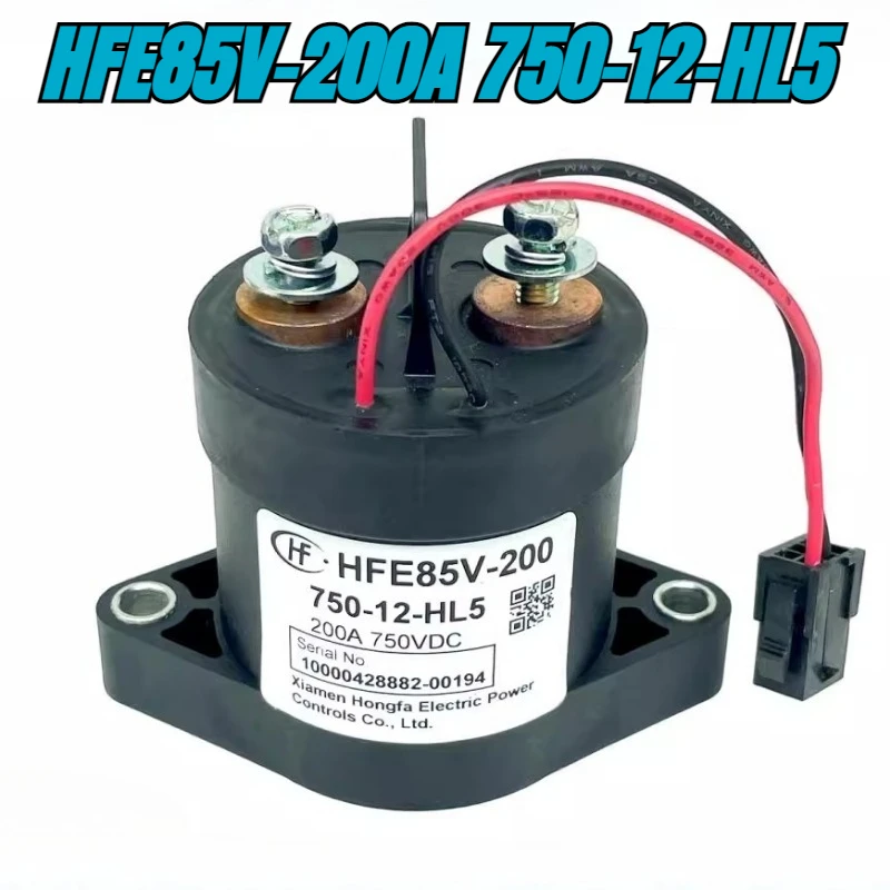 

（Brand New）1pcs/lot 100% original genuine relay:HFE85V-200A 750-12-HL5 750VDC 12V New energy vehicle contactor relay