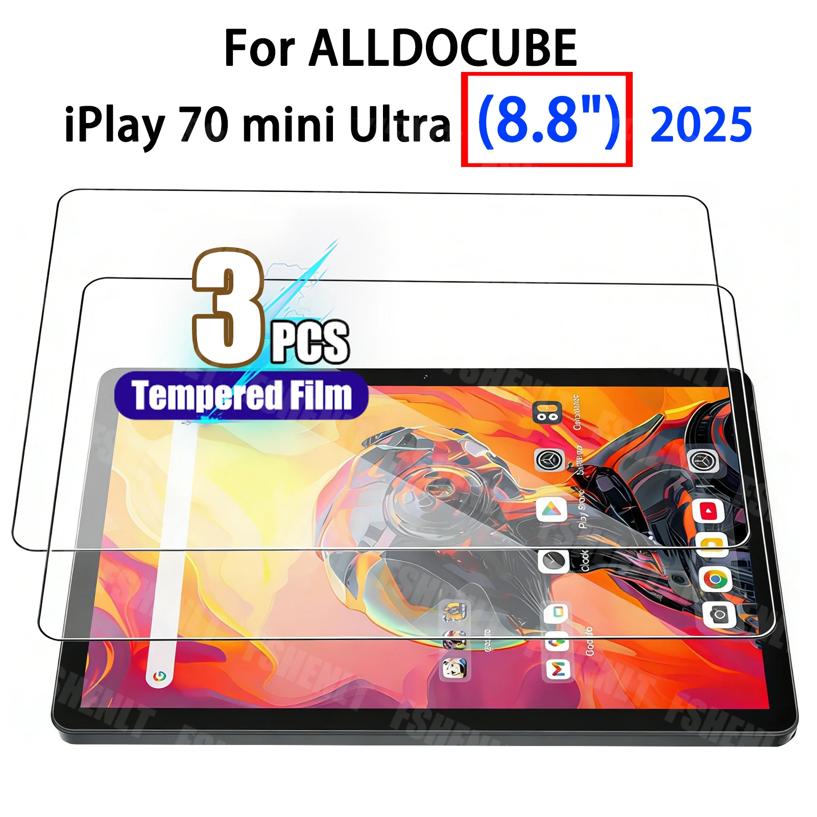 Tempered Glass Film For ALLDOCUBE iPlay 70 mini Ultra (8.8