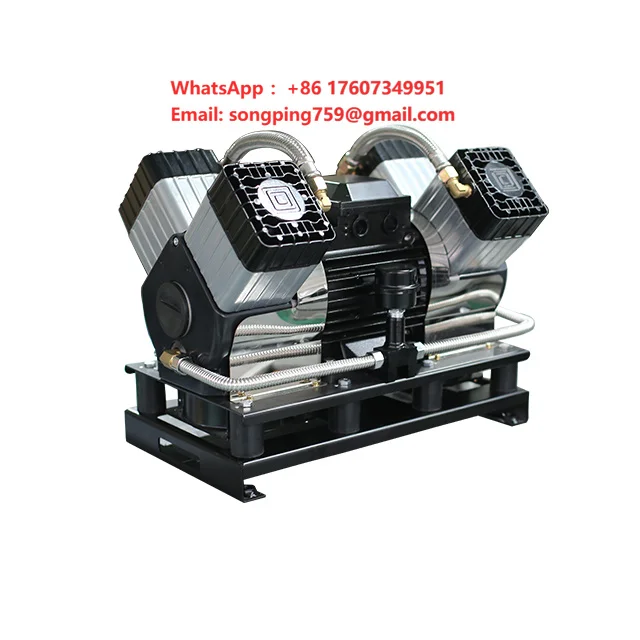 2.2KW Big/high Flow air Flow Rate Compressor with 4 Motor 10bar air Compressor for Electric Bus