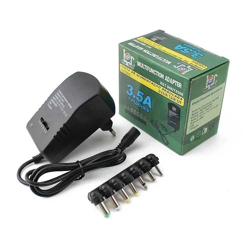 Adjustable Power Adapter 3A Multi Voltage Power Supply Universal Charger DC 3V 6V 9V 12V 30W LED Adapter Supply AC 220V to 12V