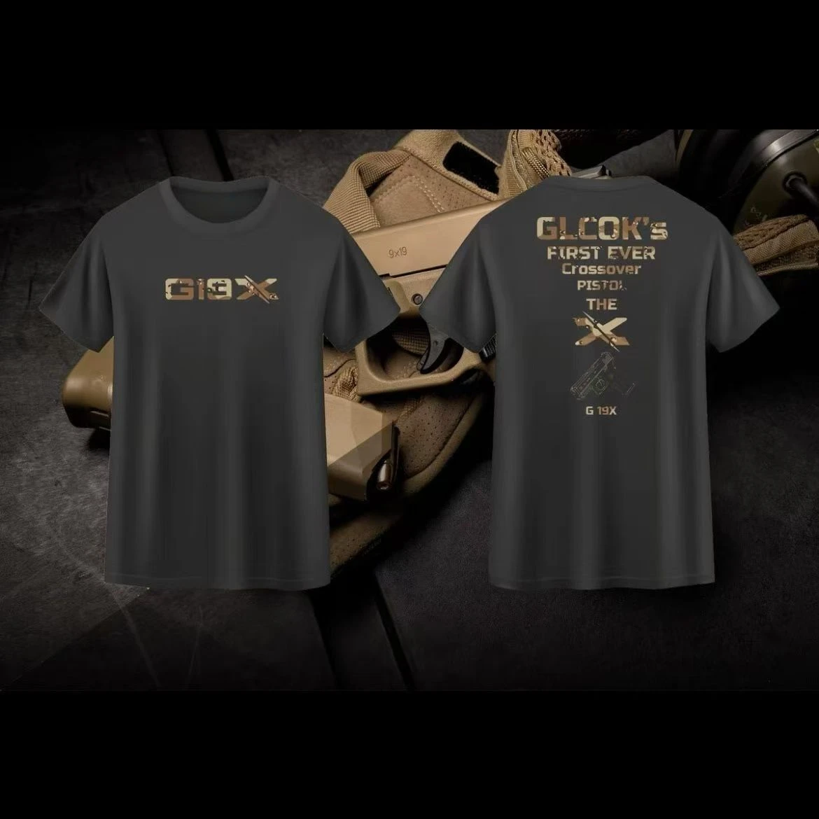 

American 2025 Summer New Women Cotton Tactical Military Fans Outdoor Printed Training Round Neck Short-sleeved T-shirt Tee Tops