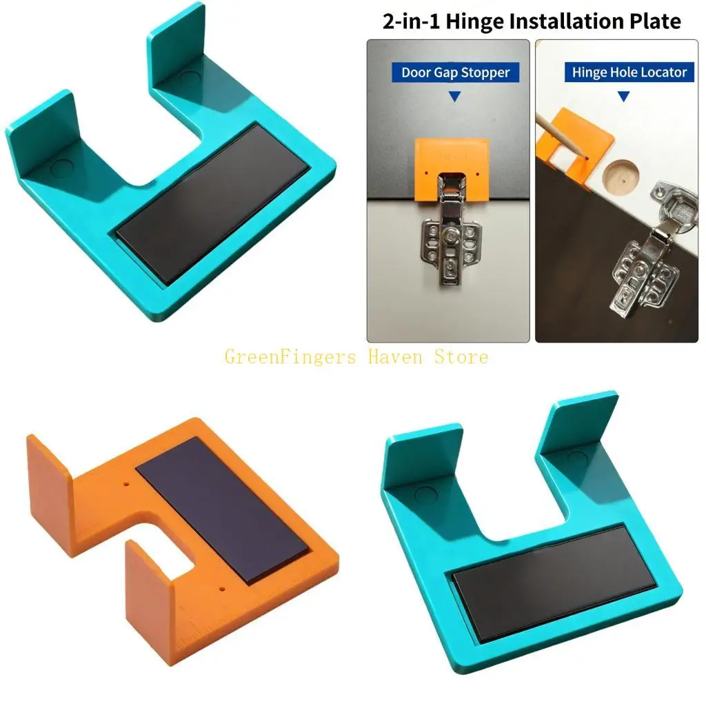 

F68D ABS Plastic Hinges Mounting Guide For DIY Projects And Furniture Assembly Ensures Consistent 2mm Gaps