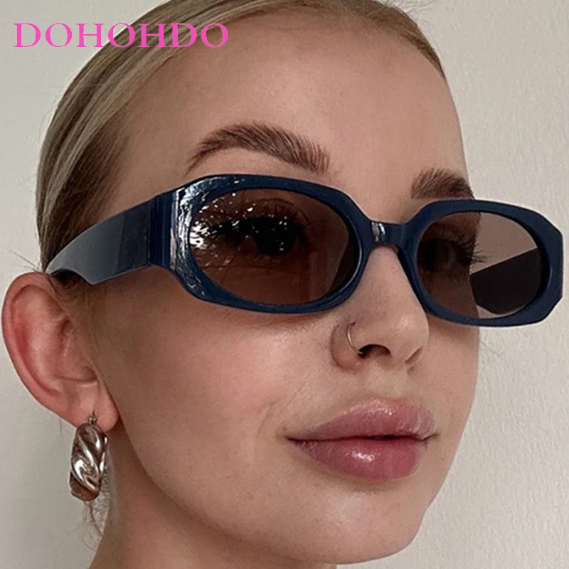 

2025 Fashion Irregular Square Punk Sunglasses Woman Trendy Summer Traveling Men Driving Anti-Glare Eyewear UV400 Lentes De Sol