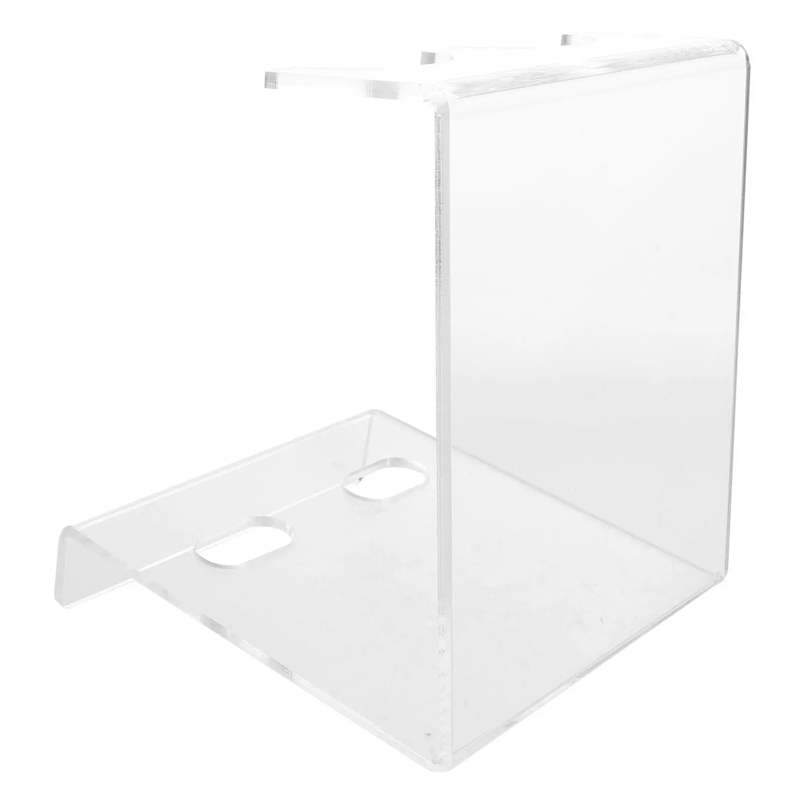 

Plastic Transparent Acrylic Microphone Stand Tabletop Holder 2-Slot Desktop Mic Stand Heavy Duty Base for Ktv Hotel Party
