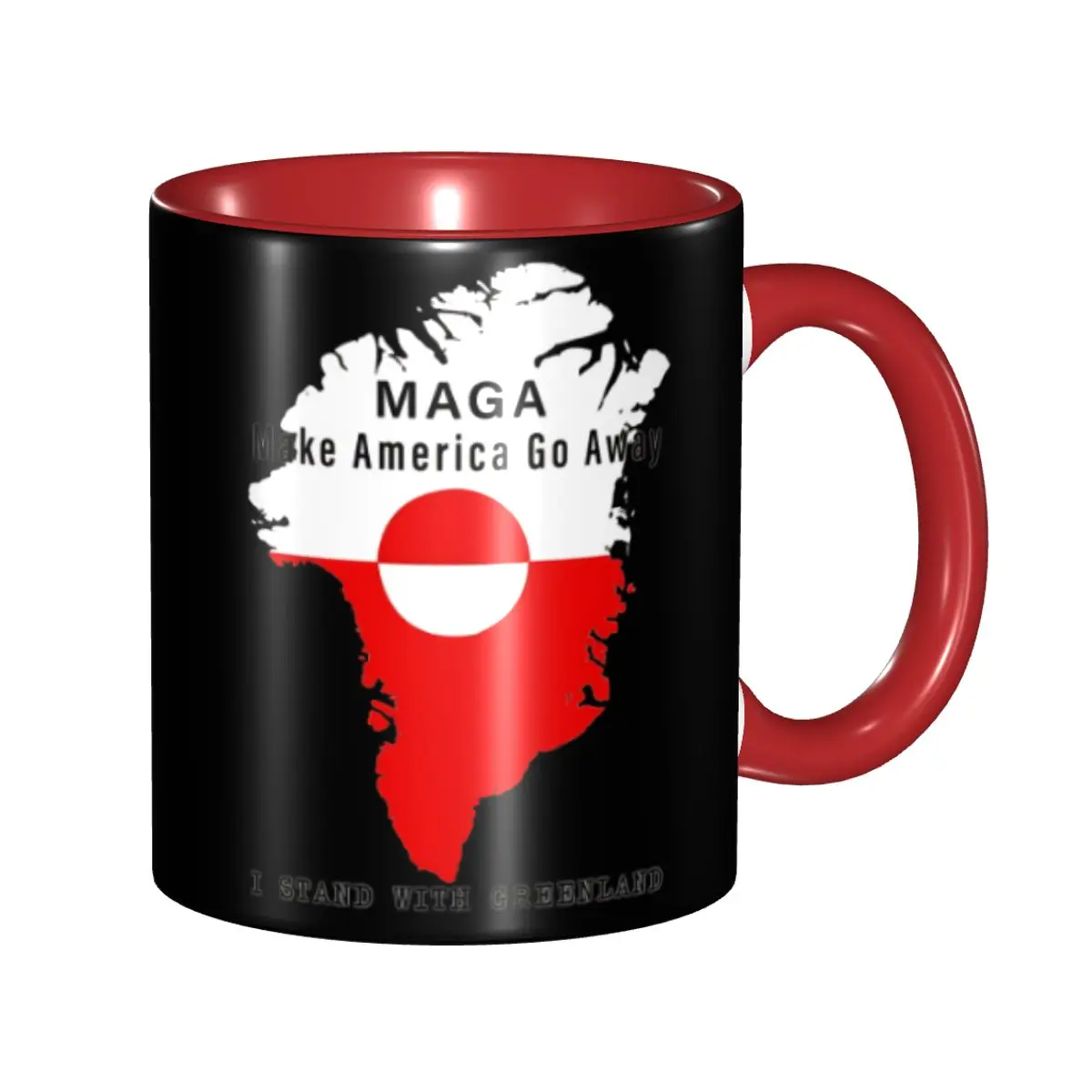 

Hands Off Greenland Is Not For Sale MGGA Mugs Funny Coffee Cup Healing Gift For Woman Man