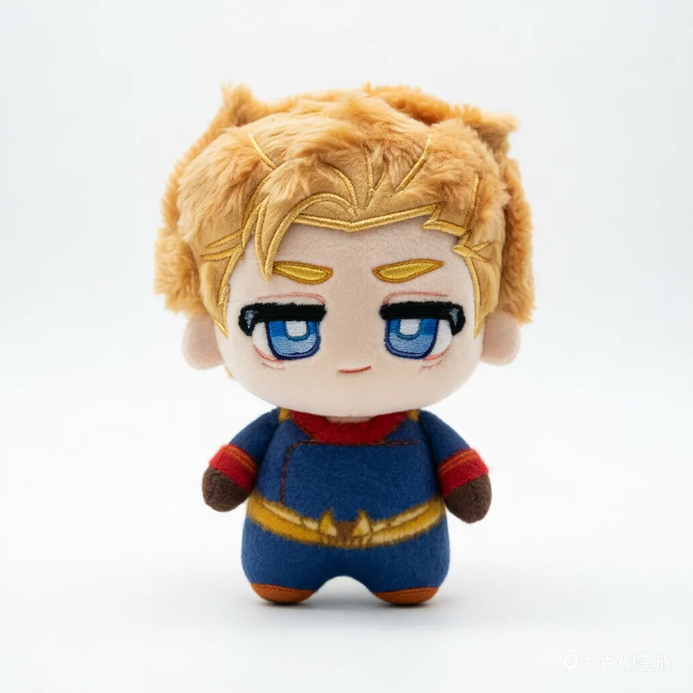 TV Serise The Boys Homelander Cosplay Keychain Cute Plush Stuffed Cotton Doll Backpack Pendant Keyring Collect Accessories