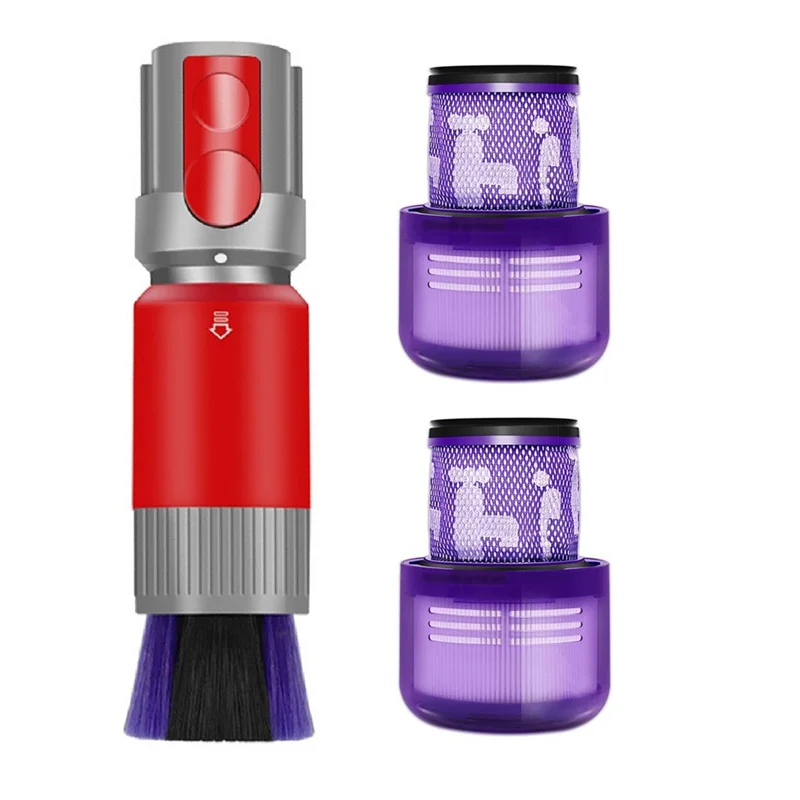 

A93E-пылесос, бесследное удаление пыли, мягкая щетка, ультраузкий объем, всасывающая головка, детали фильтра, аксессуары для Dyson V11