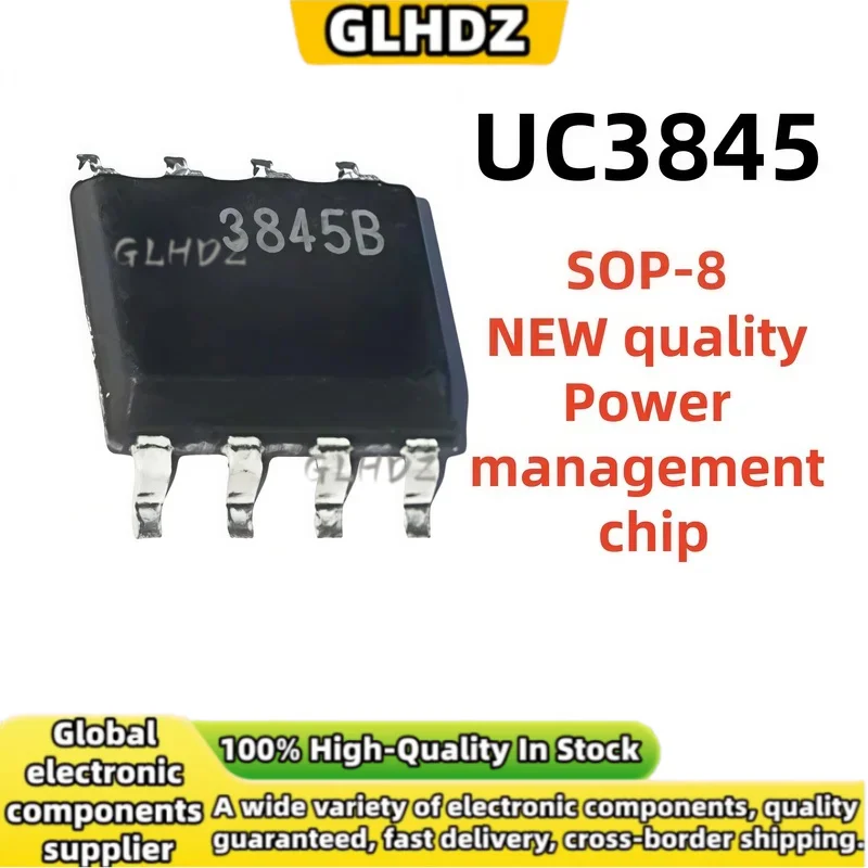 10PCS-50PCS UC3845 UC3845B Power management chip SOP-8 In the warehouse