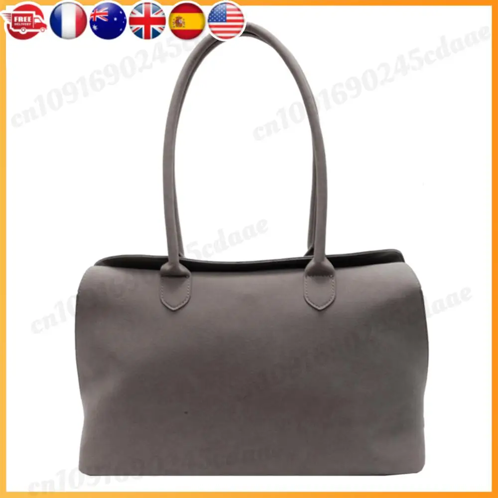 

Сумка на плечо для женщин и мужчин с внутренним карманом, сумка в стиле ретро, замшевая однотонная сумка для подмышек, сумка-саквояж, рабочая дорожная сумка