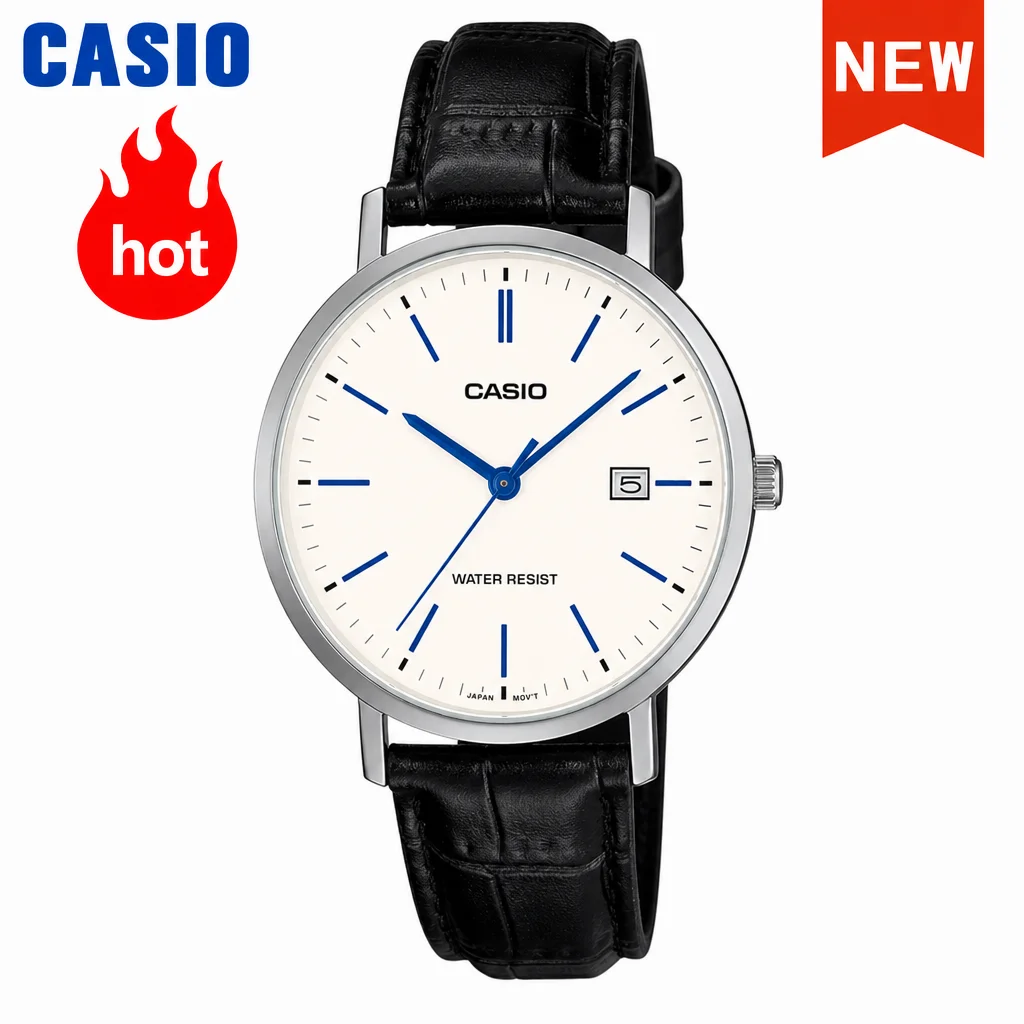 Casio Men’s MTP-VT05 Series Analog Quartz Watch with Large Dial Band Classic Fashion Watch