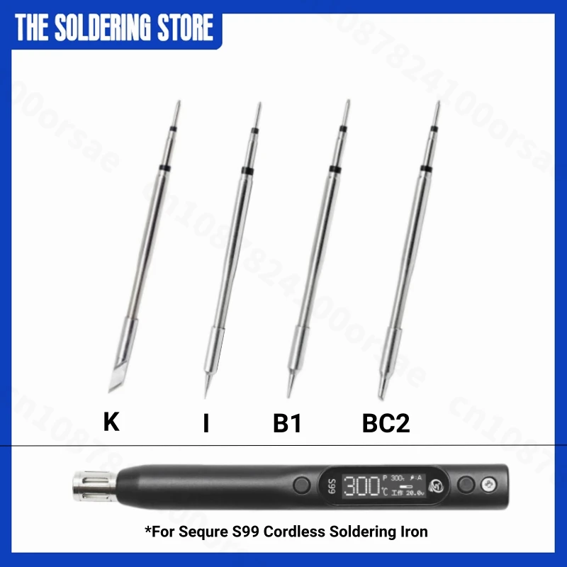 S99 5.5Ω K/I/B1/BC2 Soldering Iron Tips For Sequre S99 Cordless Soldering Iron Anti-static Heating Element Welding Repair Tools
