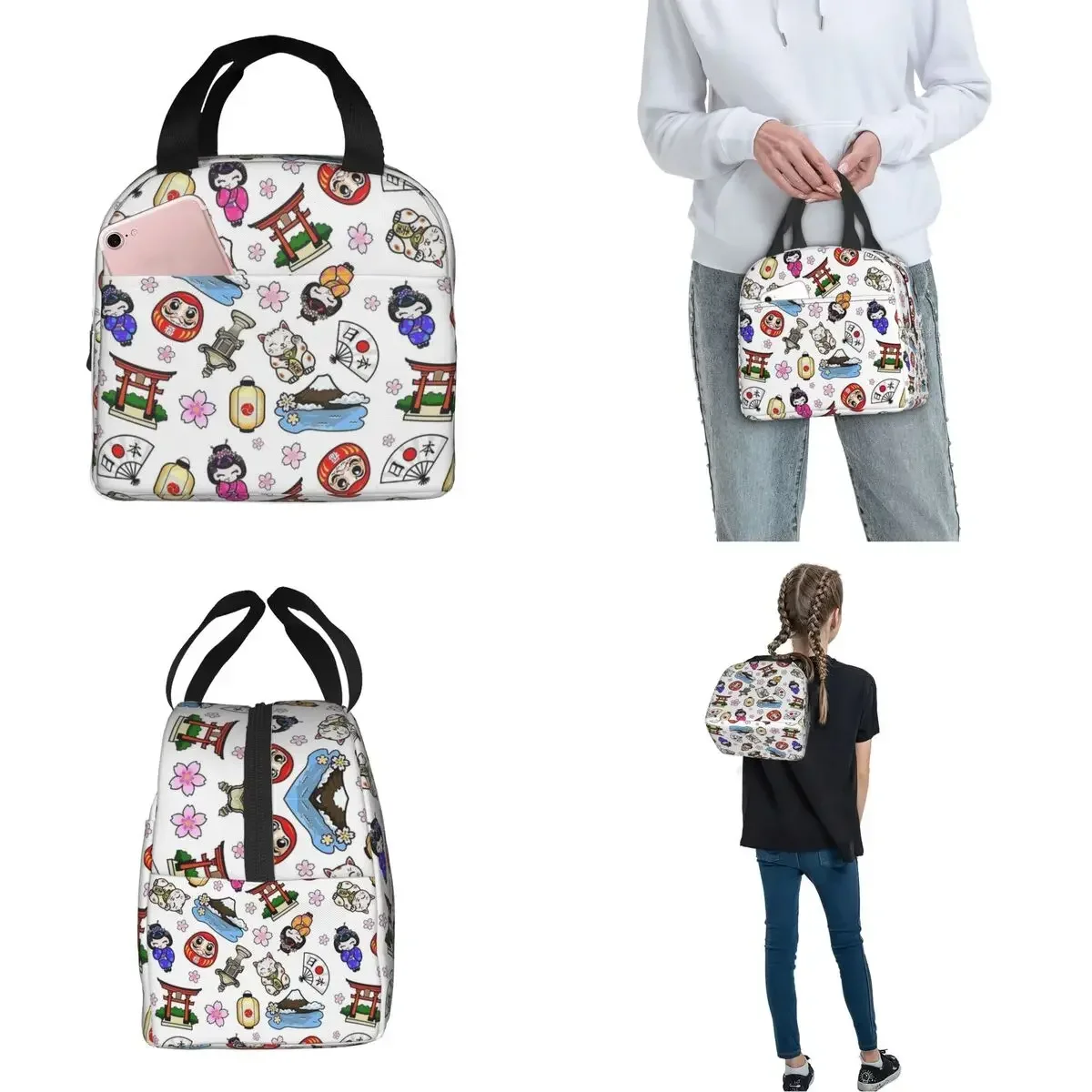 mania-maneki-neko-bolsa-de-almoco-isolada-de-alta-capacidade-bolsa-termica-reutilizavel-lancheira-tote-trabalho-piquenique-bolsas-de-comida