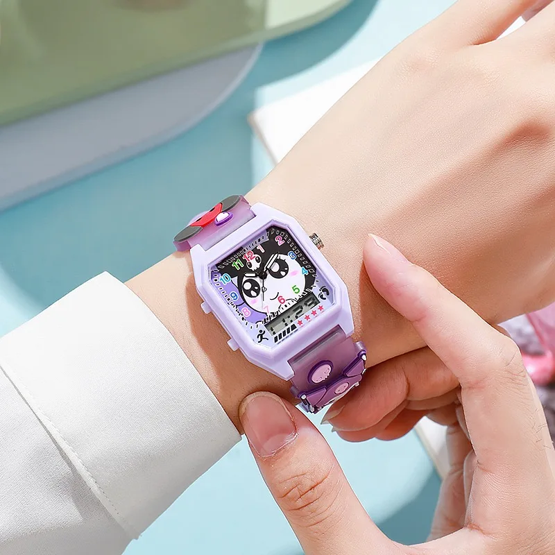 Cartoon Hello Kitty Orologi per bambini Kuromi Melody orologio digitale Studente Festa Bambini Ragazze Regali Regalo di compleanno