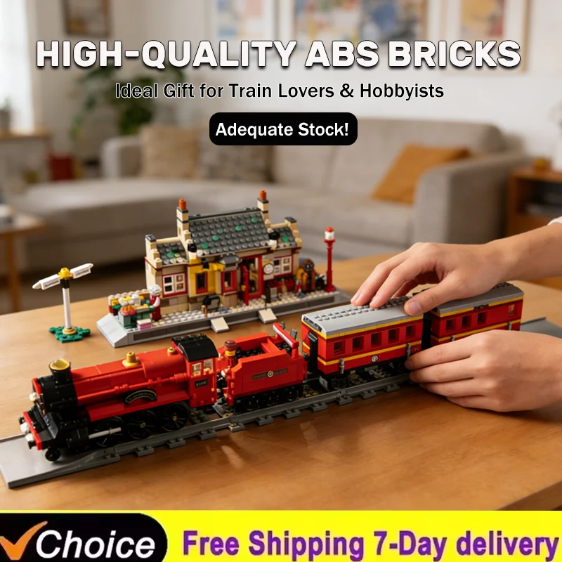 

Набор для сборки железной дороги из 1074 деталей, высокой сложности, развивающая игрушка-конструктор для детей и взрослых, креативный подарок для сборки