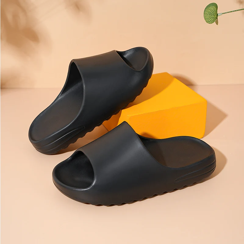 Yaz çocuk terlik çocuklar basit tasarım kapalı ev ayakkabıları su geçirmez açık Sandal nefes terlik erkek kız Flip Flop
